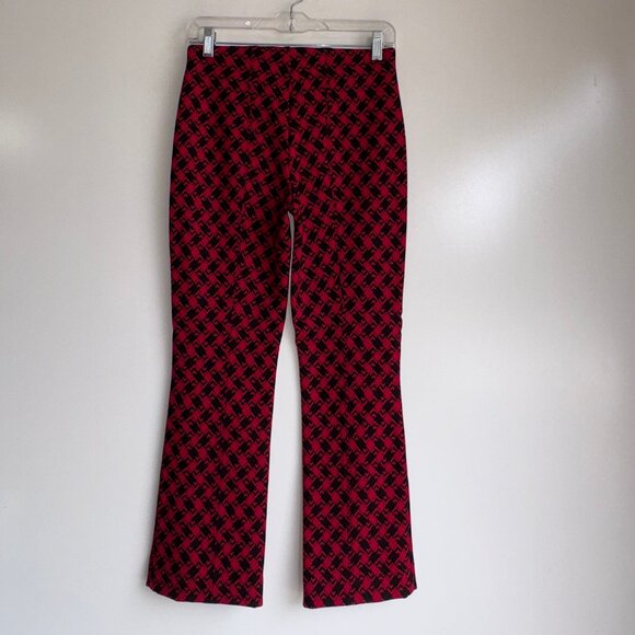 Anthropologie MAEVE The Margot Kick Flare Pants Size XS Red - Picture 3 of 15